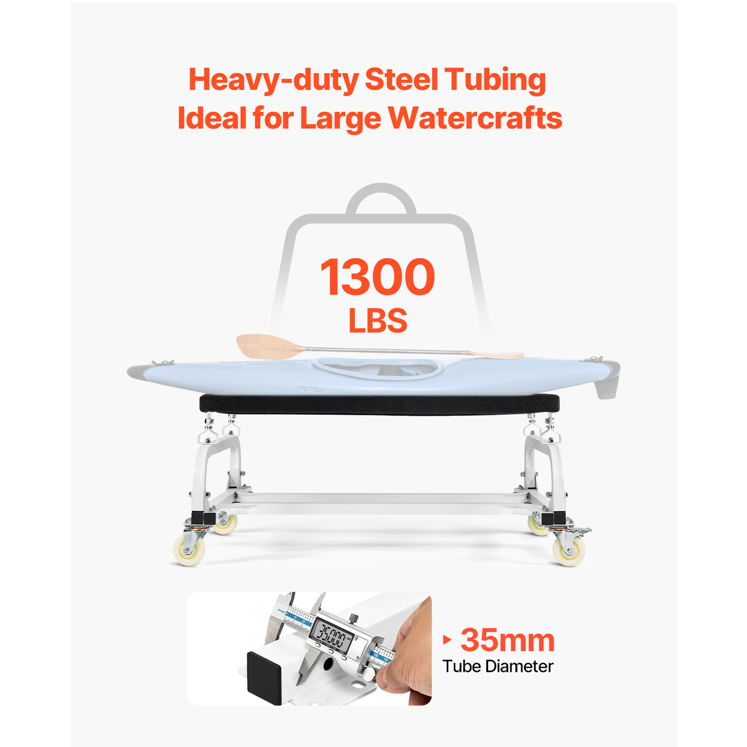 SucceBuy 1000/1300LBS Watercra - Fishing Kayak Cart recension och pris