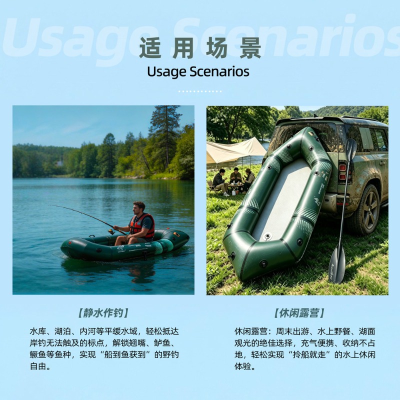 BLFst Fly Fishing Boat TPU Bac - Fishing Kayak Inflatable recension och pris
