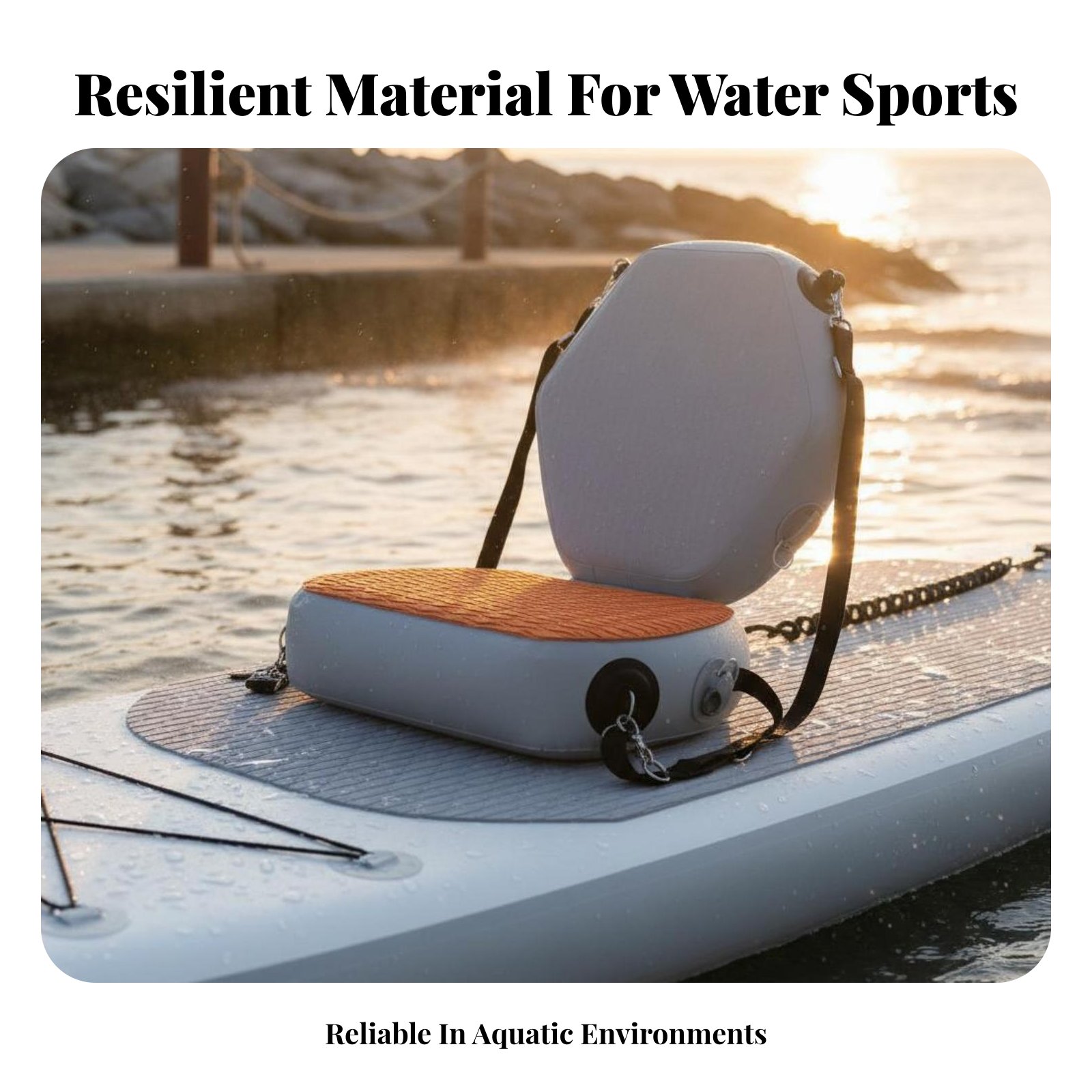 Inflatable Kayak Seat Wear-Res - Fishing Kayak Seat recension och pris